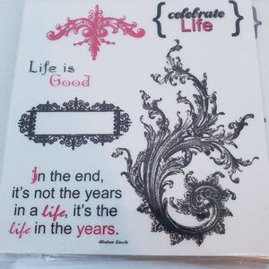 Celebrate Life Robin's Nest Transfer Stickers